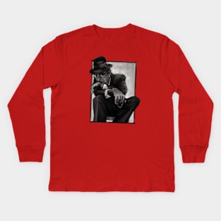 Leonard Cohen Kids Long Sleeve T-Shirt